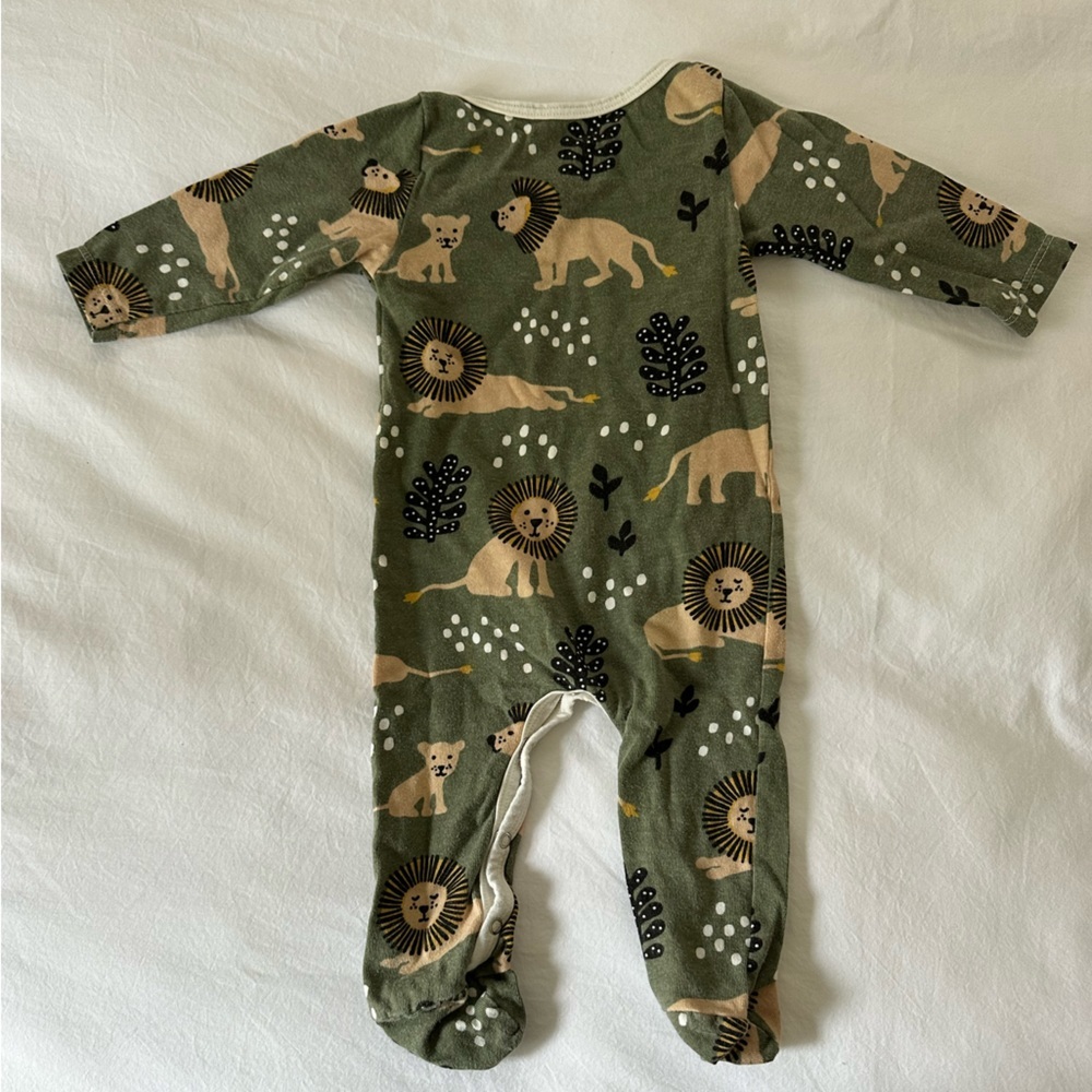 Winter Water Factory Organic Cotton Lion Romper Size 0-3 months - Picture 3 of 4
